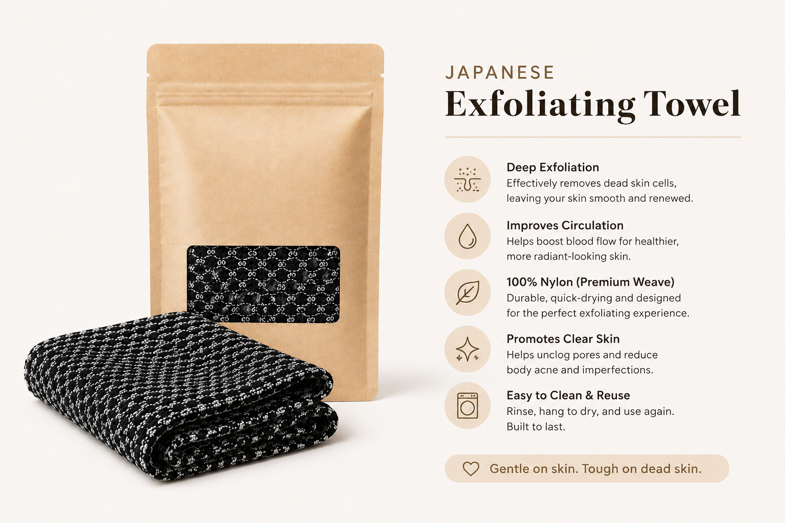 Exfoli towel